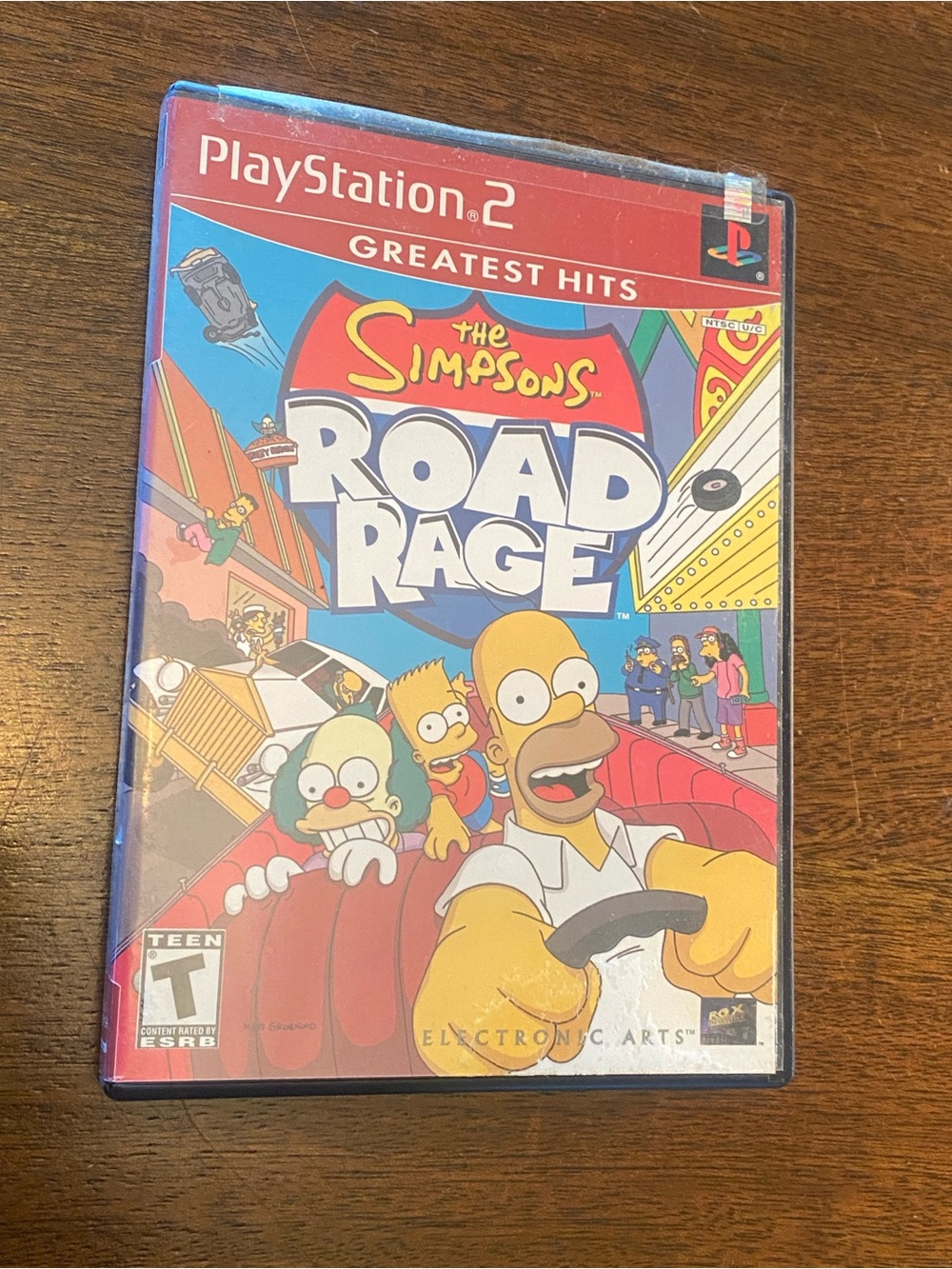 The Simpsons Road Rage PS2 Greatest Hits CIB Tested w/ Manual Sony PlayStation 2